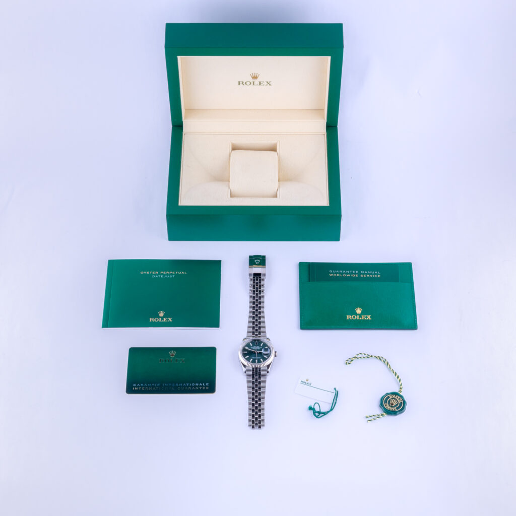 Rolex Oyster Perpetual Datejust Mint Green 126234 2023 (Volledige Set) 15 rolex-datejust-126234-36