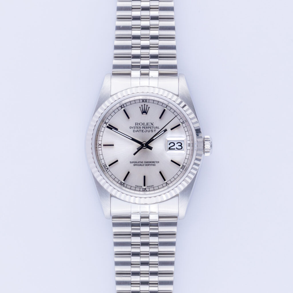 Rolex Oyster Perpetual Datejust Silver 16234 2002 (Full Set) 10 rolex-datejust-16234-105