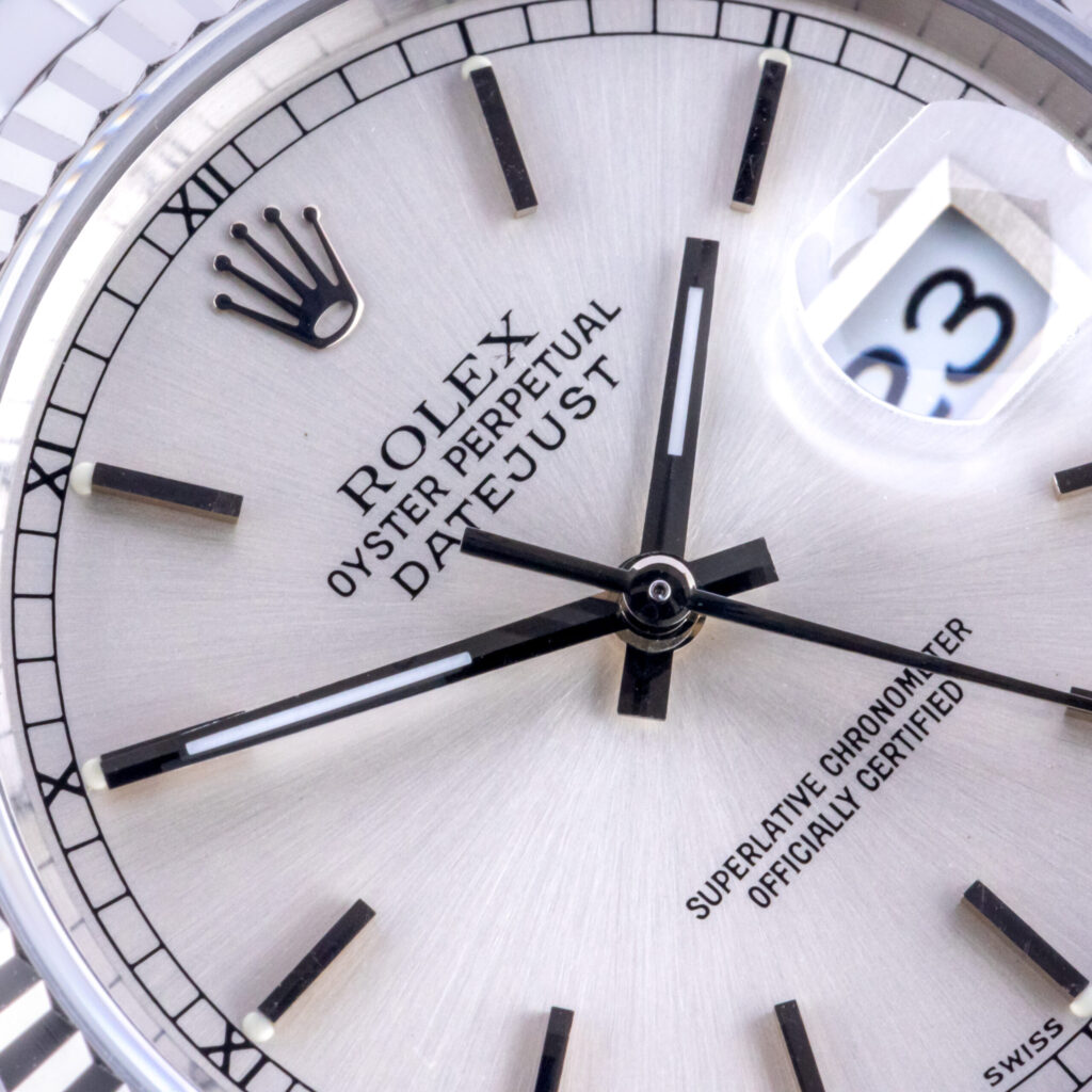 Rolex Oyster Perpetual Datejust Silver 16234 2002 (Vollständiger Satz) 9 rolex-datejust-16234-105