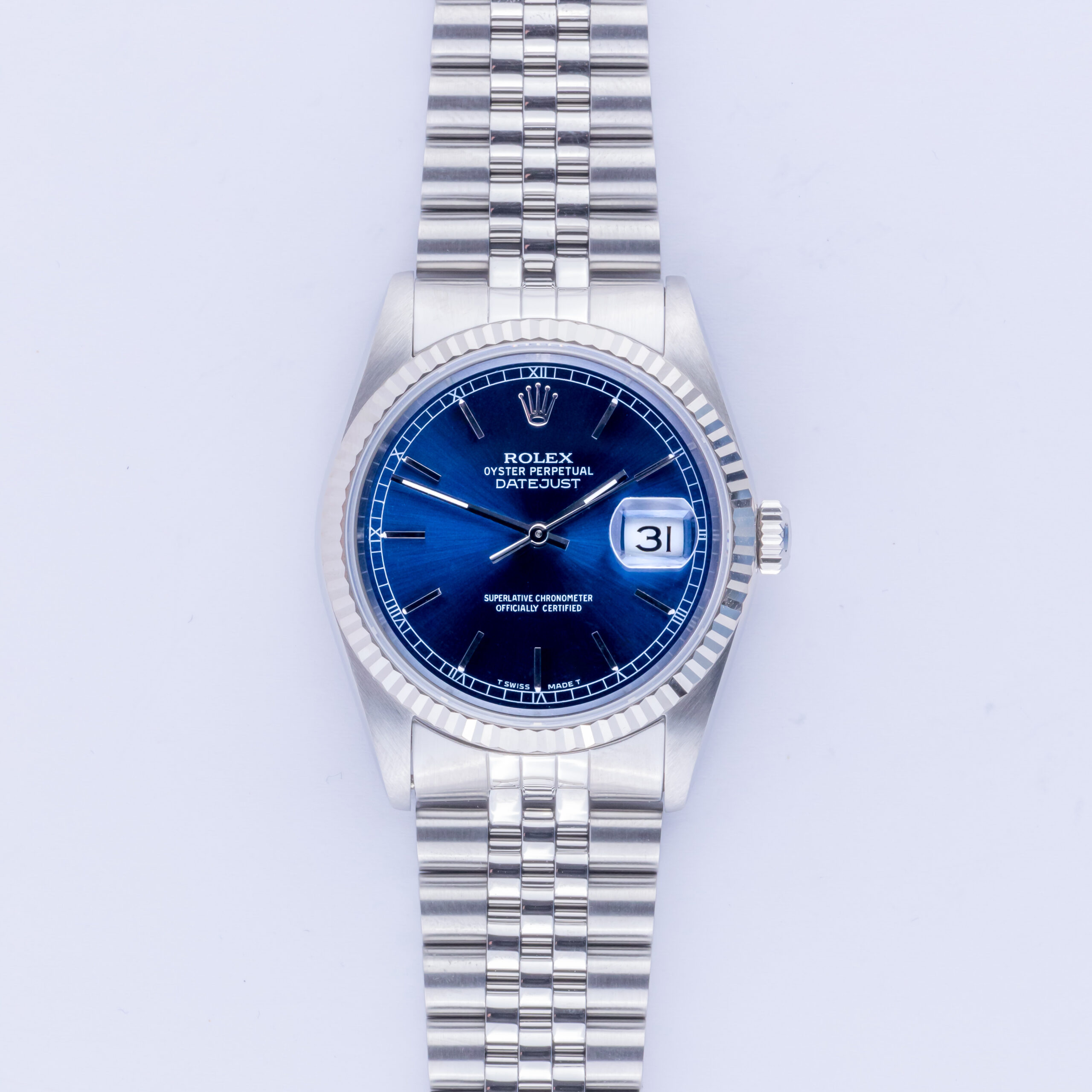 Rolex Oyster Perpetual Datejust Blue 16234 1991 (Vollständiger Satz) 3 rolex-datejust-16234-110