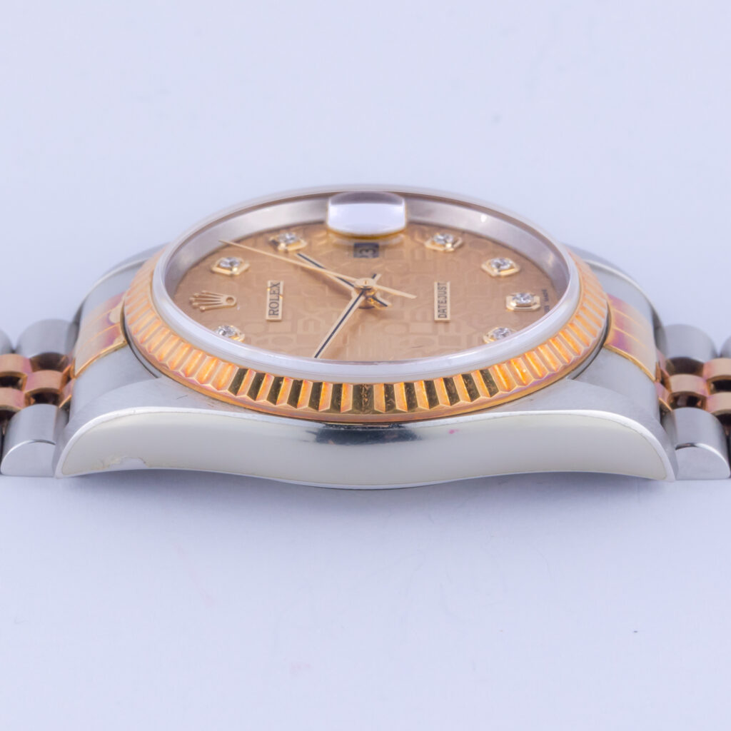 Rolex Oyster Perpetual Datejust Champagne Diamond 16233 2001 (Full Set) 13 rolex-datejust-16233-124