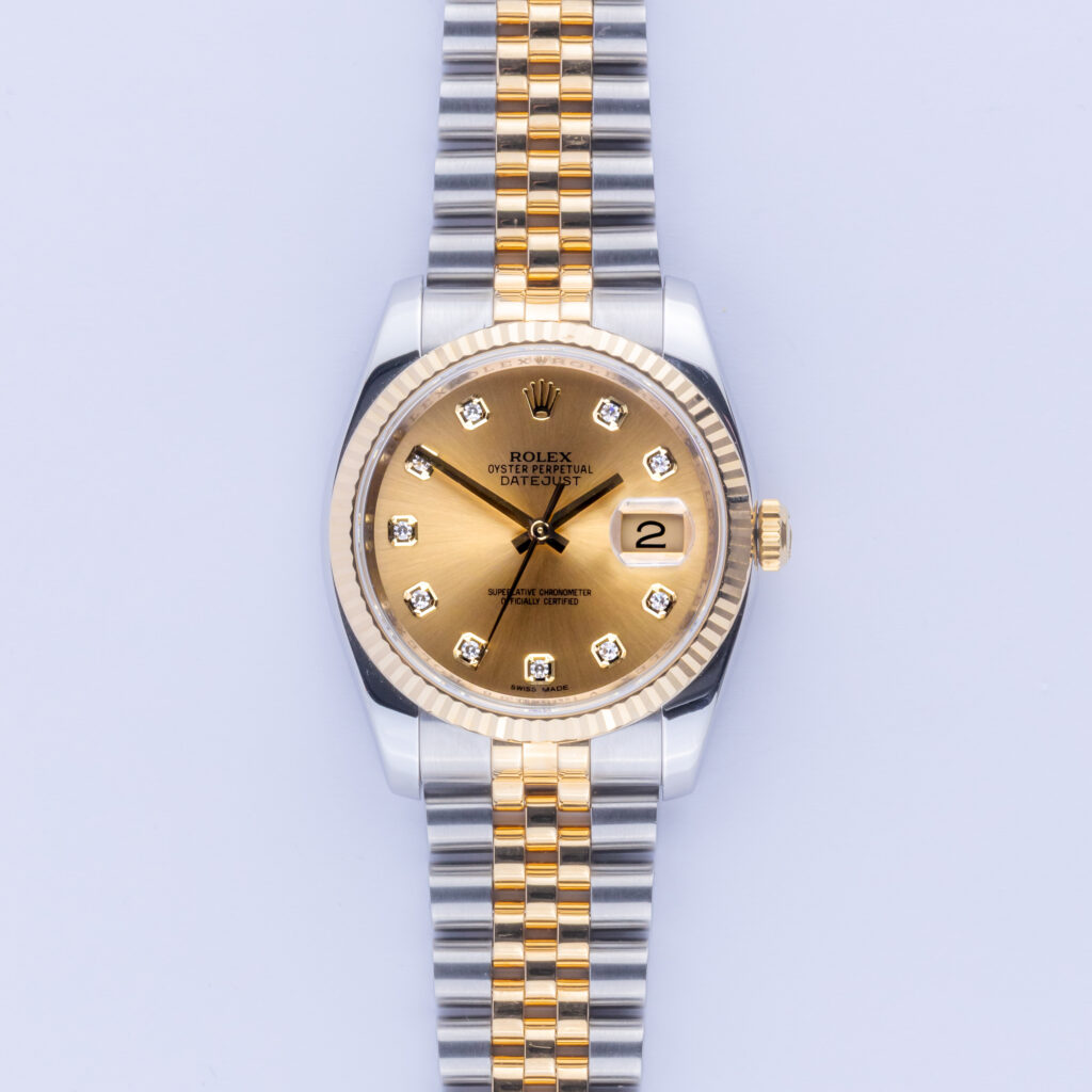 Rolex Datejust Champagne Diamond 116233 2009 (Full Set) 10 rolex-datejust-116233-13
