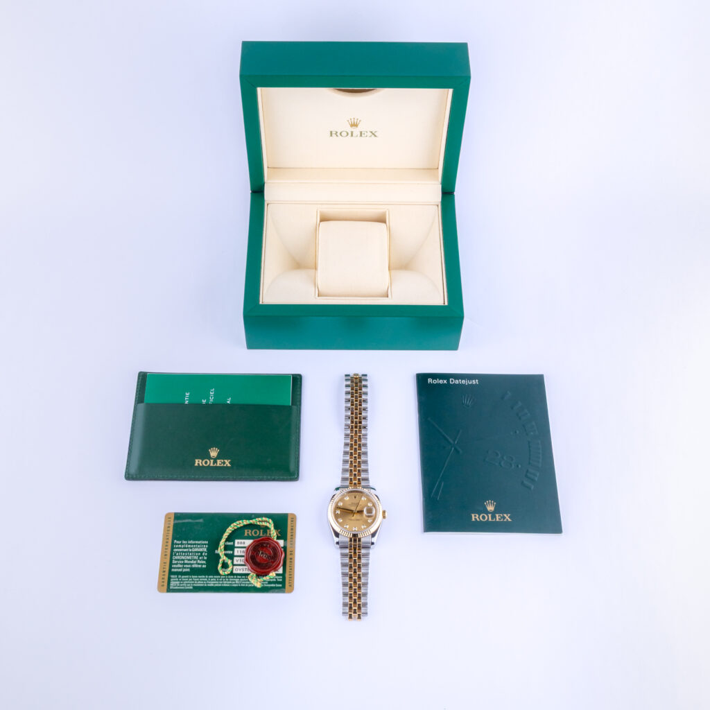 Rolex Datejust Champagne Diamond 116233 2009 (Full Set) 15 rolex-datejust-116233-13