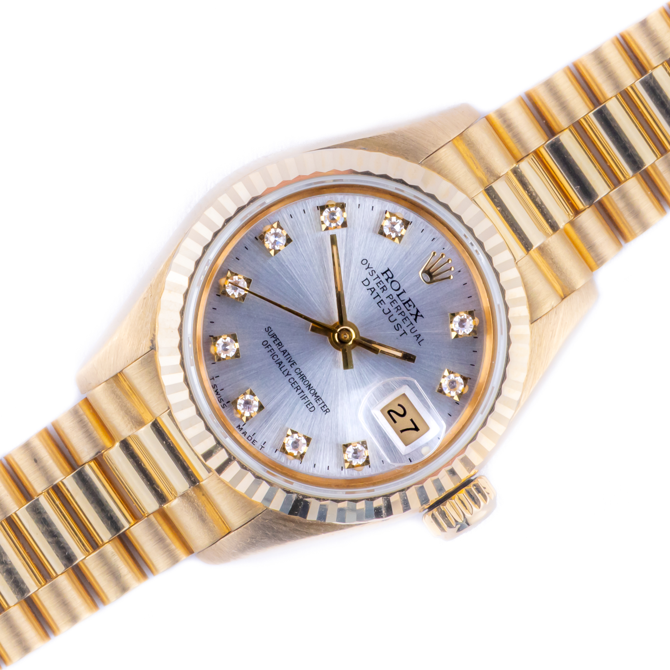 Rolex Lady-Datejust Silver Diamond 69178 1989 (Full Set) 1 rolex-lady-datejust-69178-38