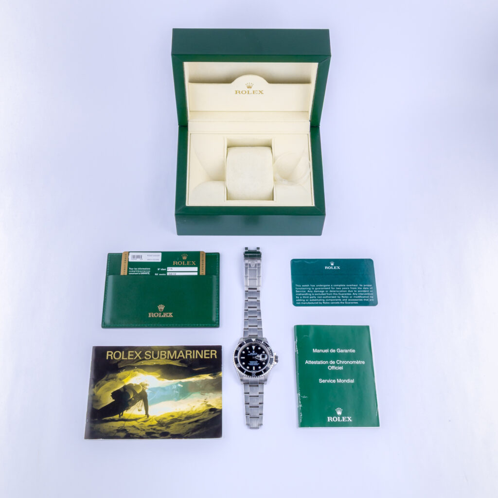 Rolex Submariner Date Black 16610 2009 (Full Set) 15 rolex-submariner-16610-22