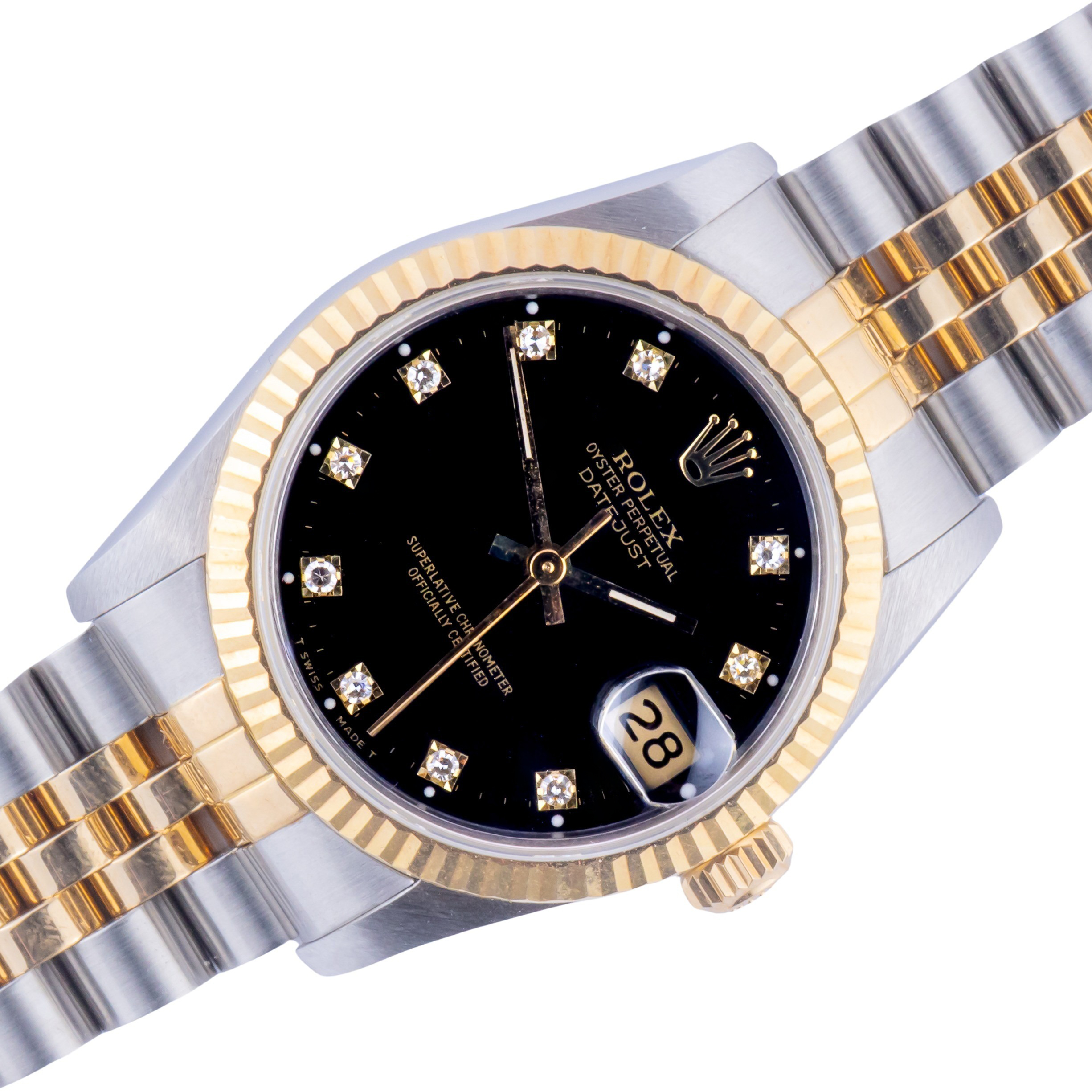 Rolex Datejust Mid-Size Black Diamond 68273 1988 (Full Set) 1 rolex-datejust-68273-18