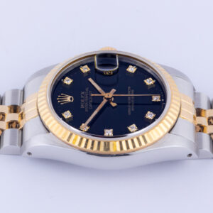 Rolex Datejust Mid-Size Black Diamond 68273 1988 (Full Set) 13 rolex-datejust-68273-18