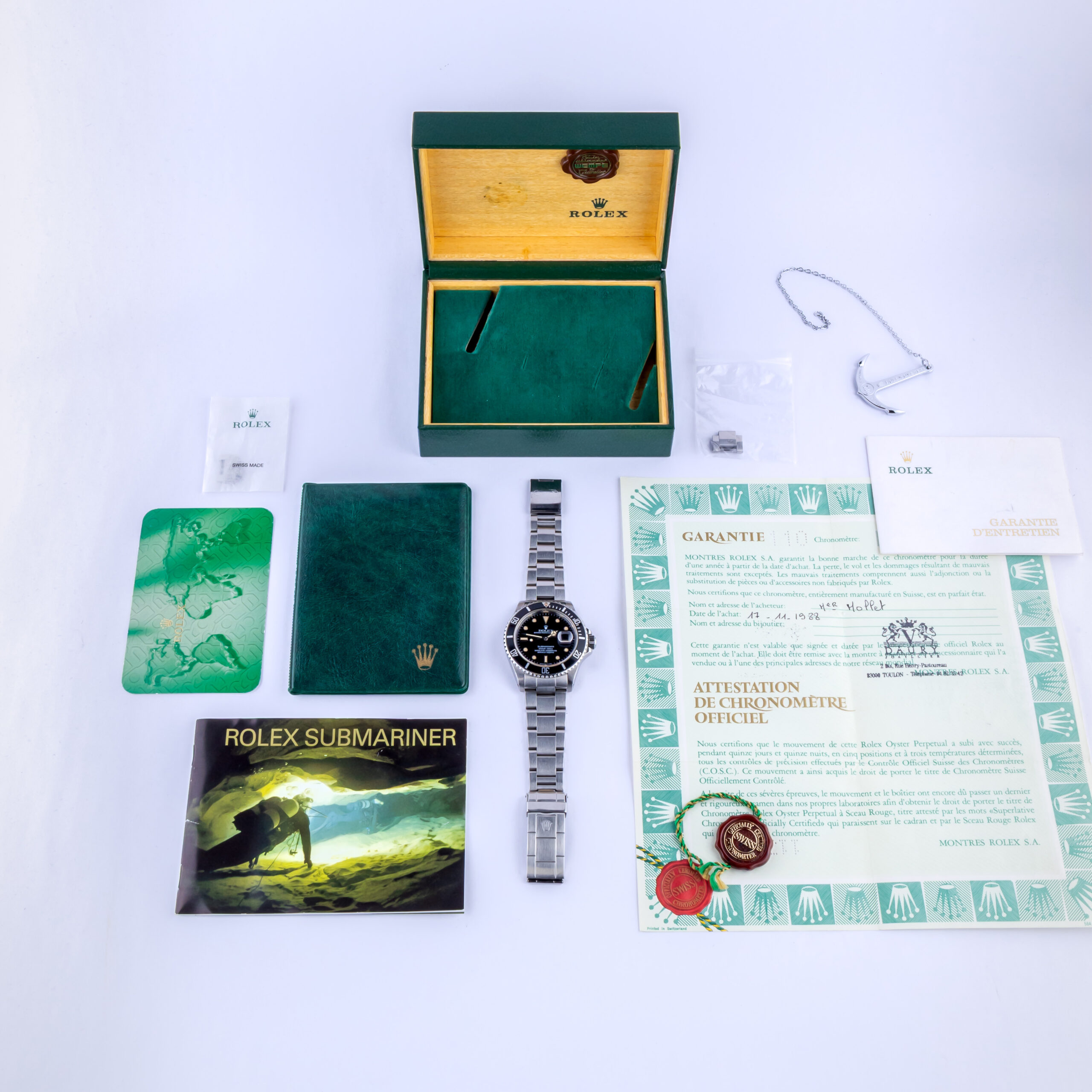Rolex Submariner Date 16800 1986 (Full Set) 8 rolex-submariner-16800-3