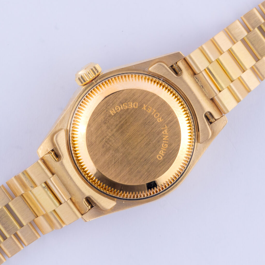 Rolex Lady-Datejust Champagne Logo Diamond 69158 1990 (Full Set) 11 rolex-lady-datejust-69158