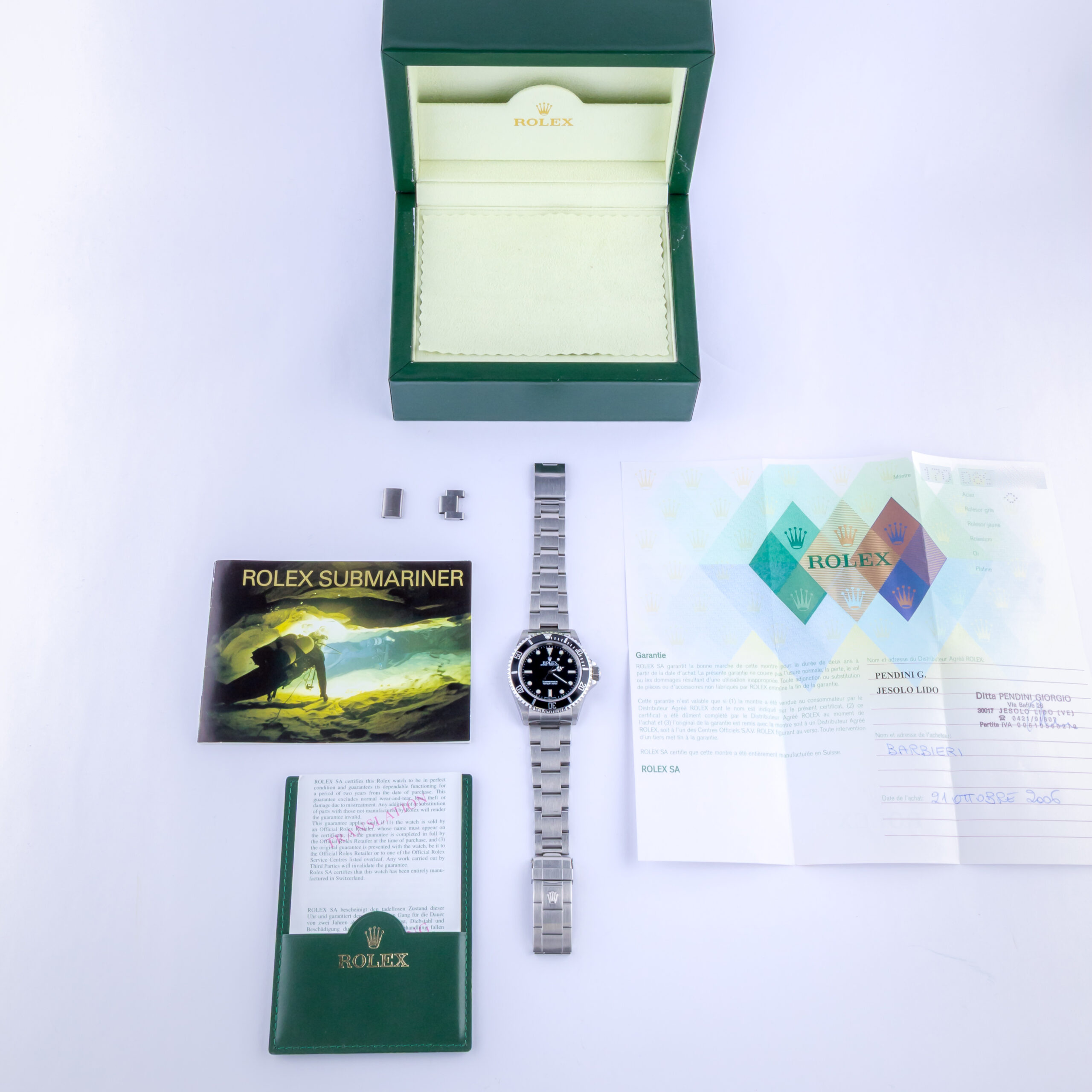 Rolex Submariner No-Date Black 14060M 2006 (Full Set) 8 rolex-submariner-14060m-3
