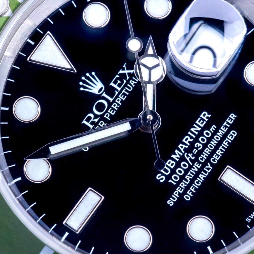 Rolex Oyster Perpetual Submariner "Kermit" Flat 4 16610 2005 (Volledige Set) 9 rolex-submariner-16610lv-5