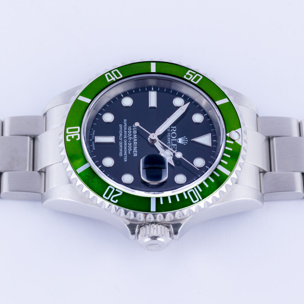 Rolex Oyster Perpetual Submariner "Kermit" Flat 4 16610 2005 (Volledige Set) 12 rolex-submariner-16610lv-5
