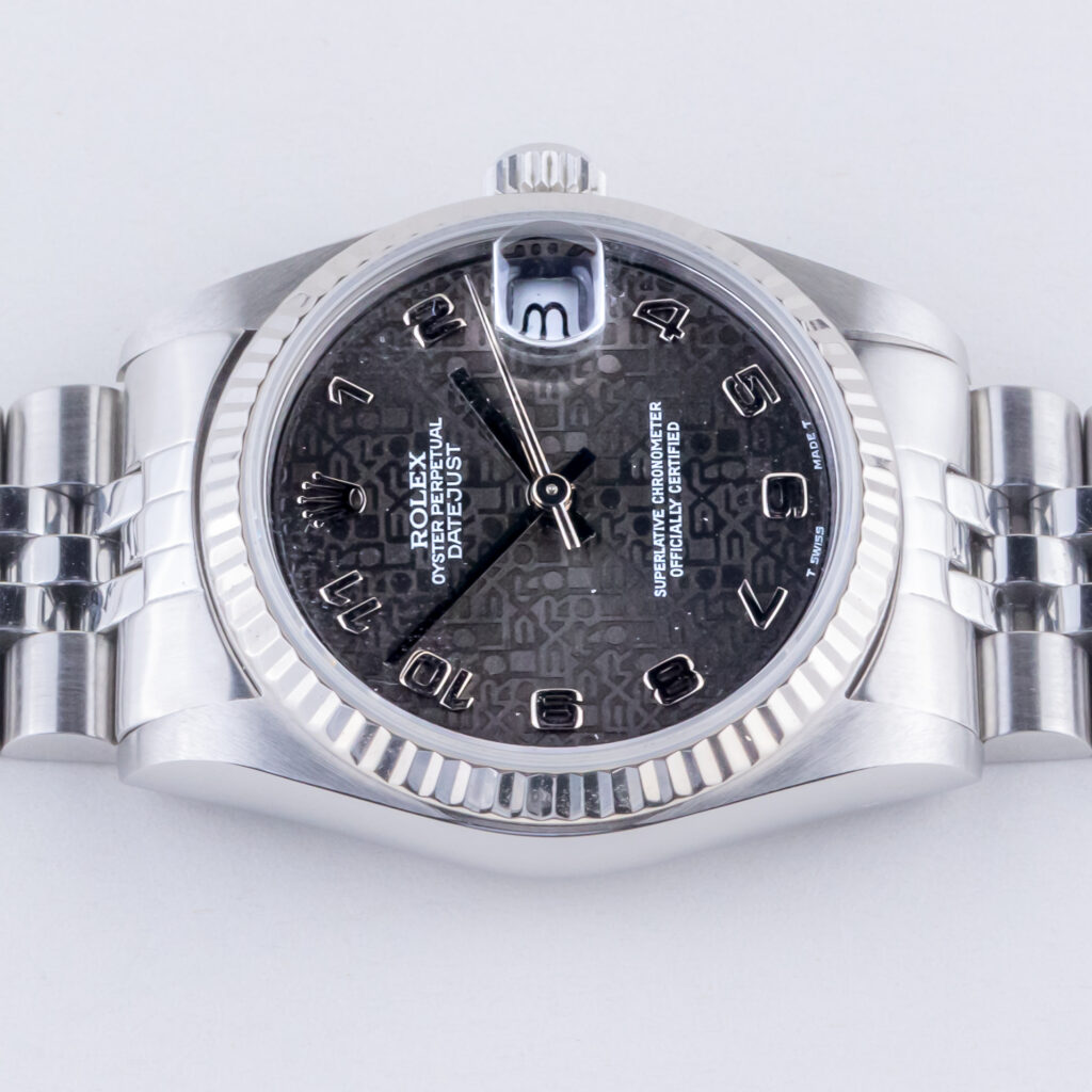 Rolex Datejust Mid-Size Grey Arabic 68274 1996 (Volledige set) 13 rolex-datejust-mid-size-68274-3