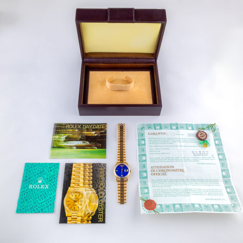 rolex-day-date-lapis-lazuli-18238-1993-full-set