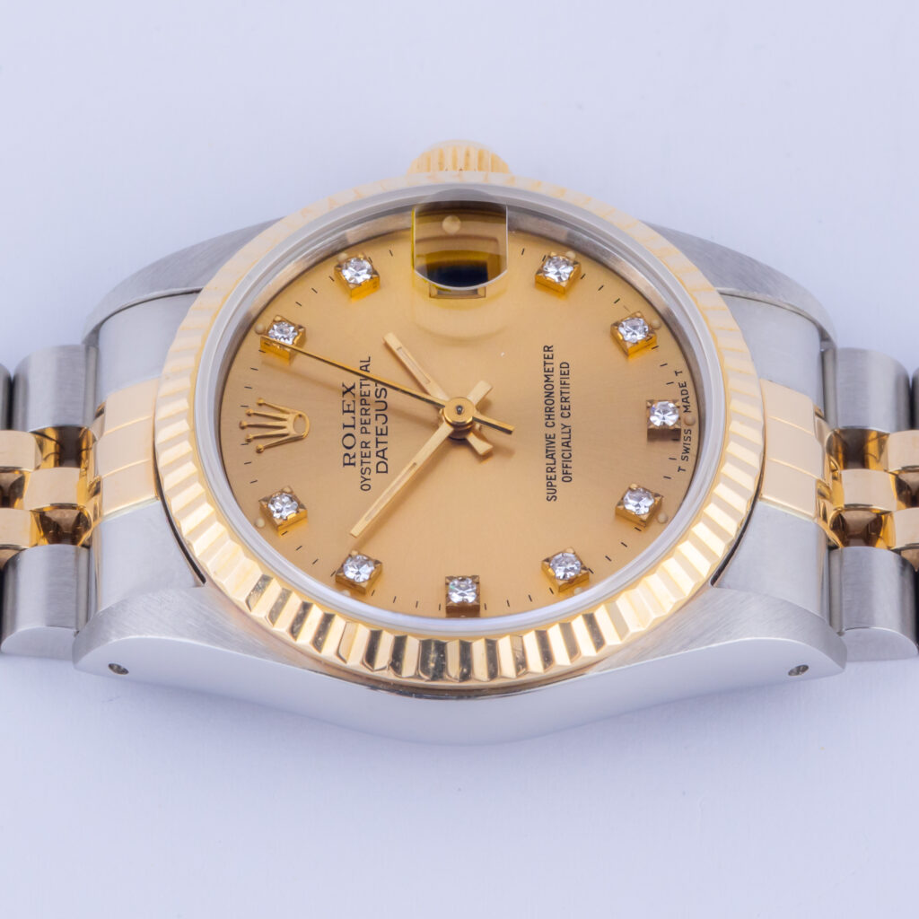 Rolex Datejust Mid-Size Champagne Diamond 68273 1988 (Full Set) 13 rolex-lady-datejust-68273-4