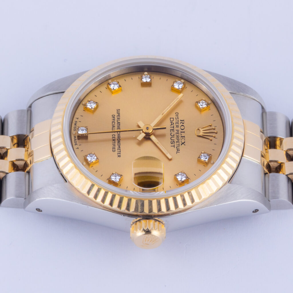 Rolex Datejust Mid-Size Champagne Diamond 68273 1988 (Full Set) 12 rolex-lady-datejust-68273-4