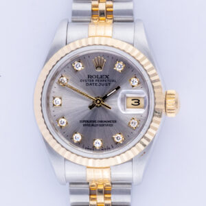 Rolex Lady-Datejust Grey Diamond 69173 1987 (Volledige Set) 10 rolex-lady-datejust-69173-99