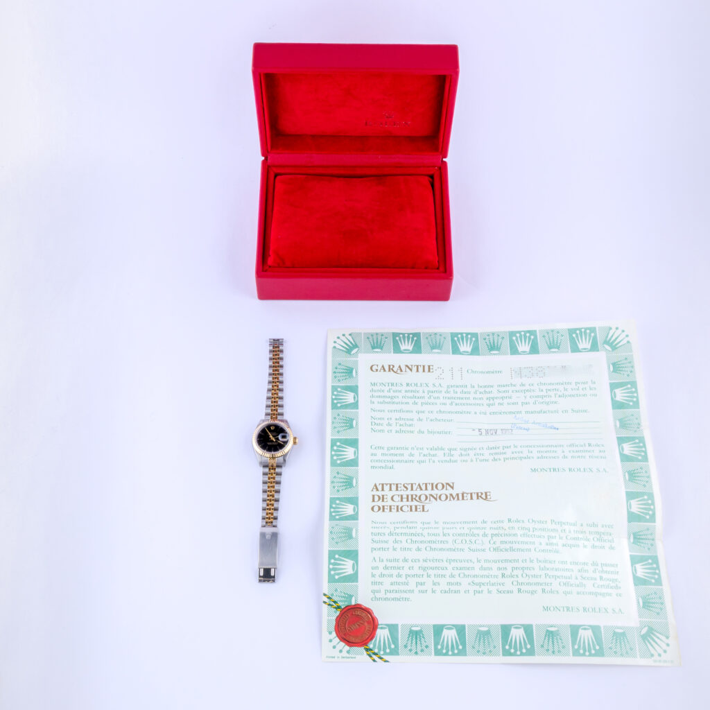 Rolex Lady-Datejust Black 69173 1991 (Full Set) 15 rolex-lady-datejust-69173-100