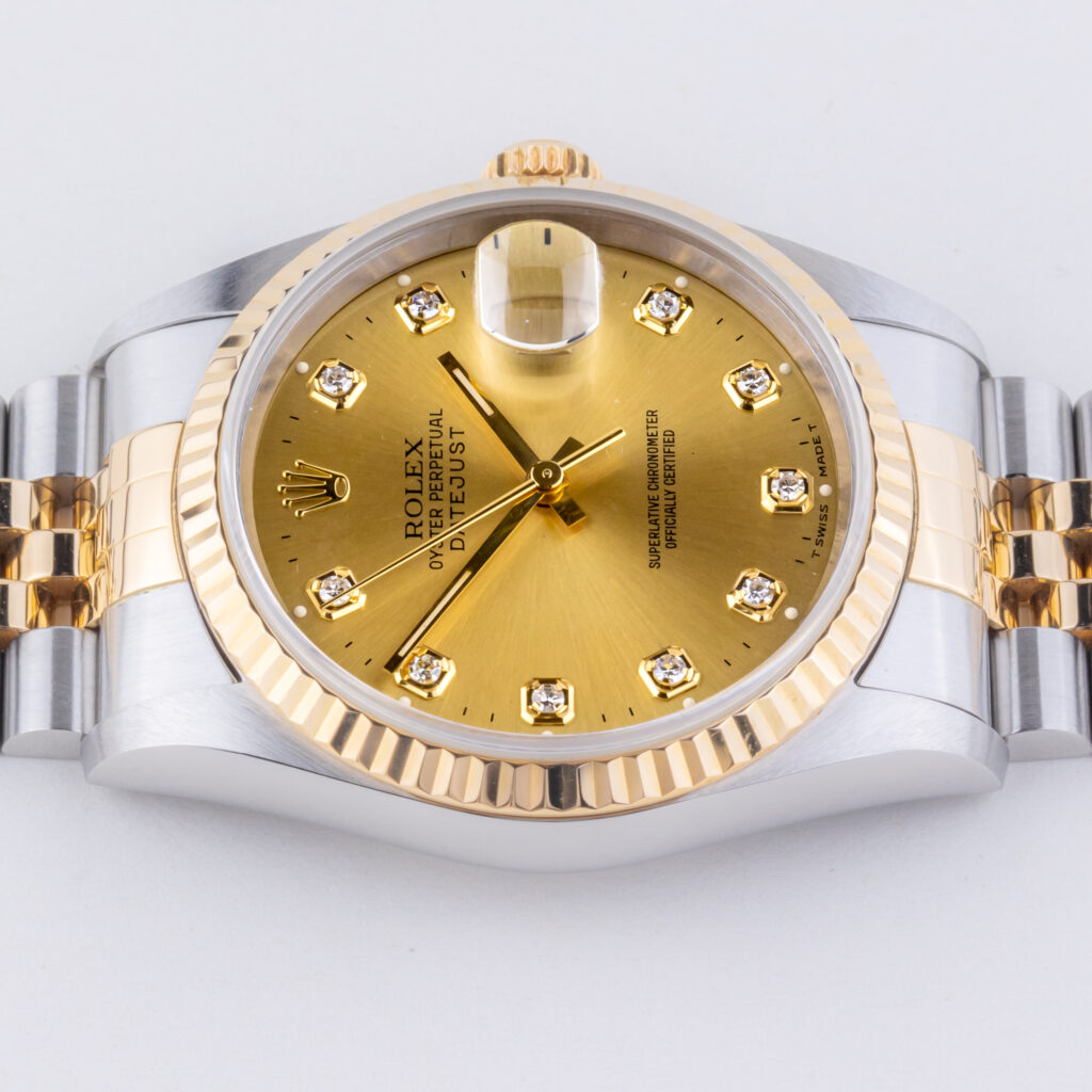 Rolex Oyster Perpetual Datejust Champagne 16233 1995 (Volledige Set) 13 rolex-datejust-16233-128