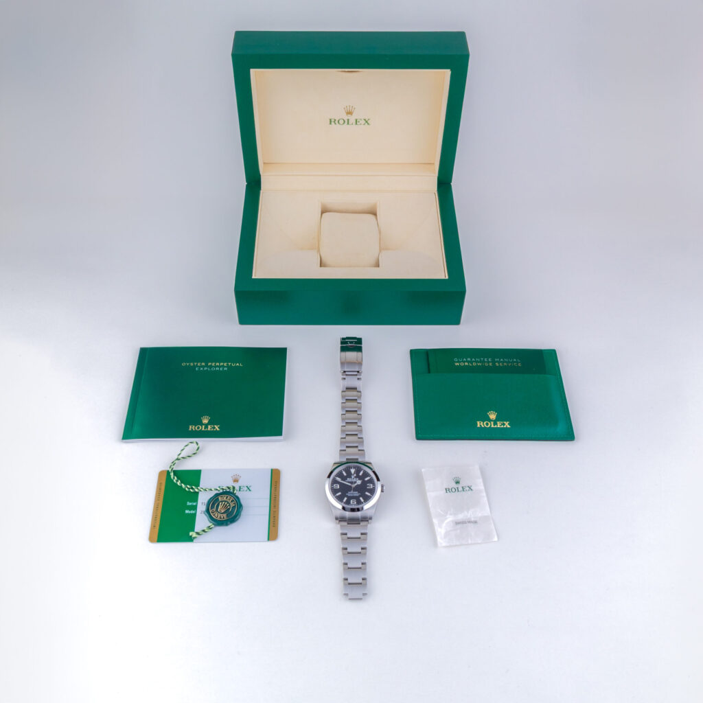 Rolex Explorer I 39 Black 214270 2020 (Full Set) 13 rolex-explorer-i-214270