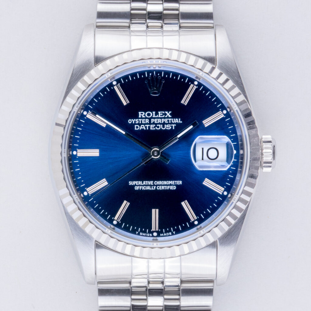 Rolex Oyster Perpetual Datejust Blue 16234 1991 (Full Set) 10 rolex-datejust-16234-125