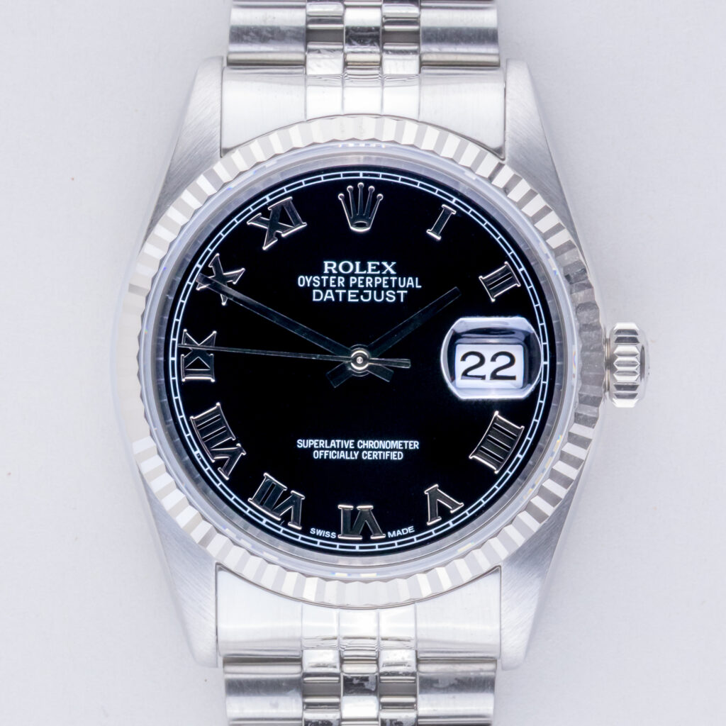 Rolex Oyster Perpetual Datejust Black 16234 2001 (Full Set) 10 rolex-datejust-16234-123