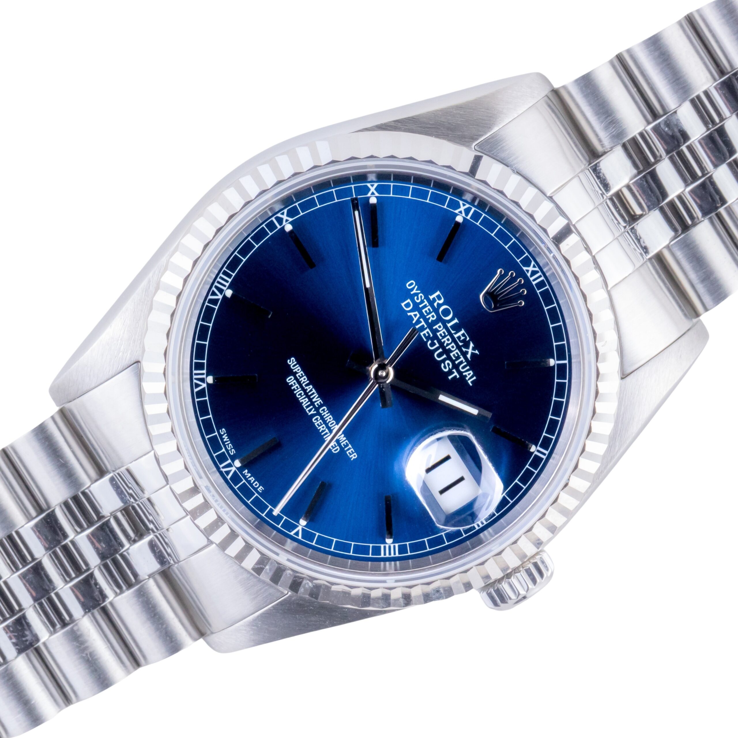 Rolex Oyster Perpetual Datejust Blue 16234 1999 (vollständiger Satz ) 1 rolex-datejust-16234-124