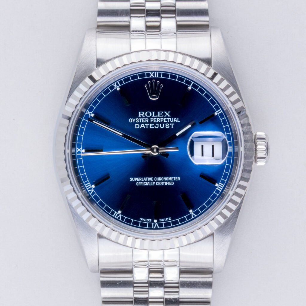 Rolex Oyster Perpetual Datejust Blue 16234 1999 (Full Set) 10 rolex-datejust-16234-124