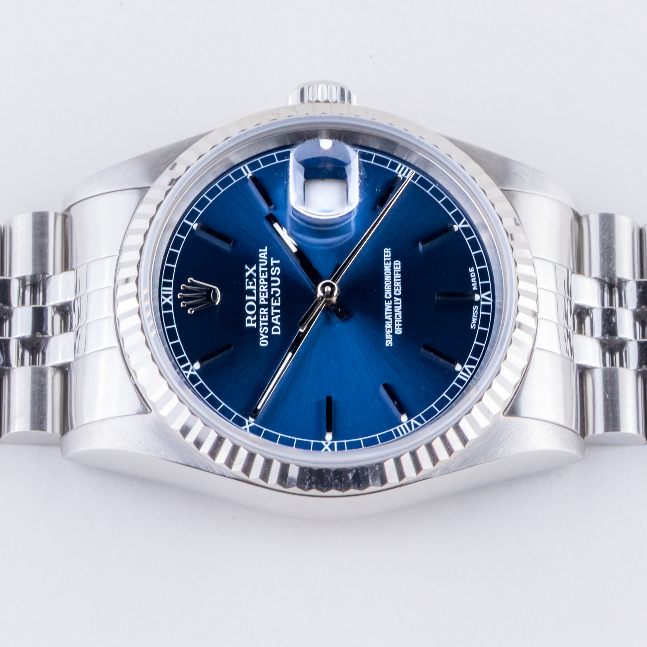 Rolex Oyster Perpetual Datejust Blue 16234 1999 (vollständiger Satz ) 6 rolex-datejust-16234-124