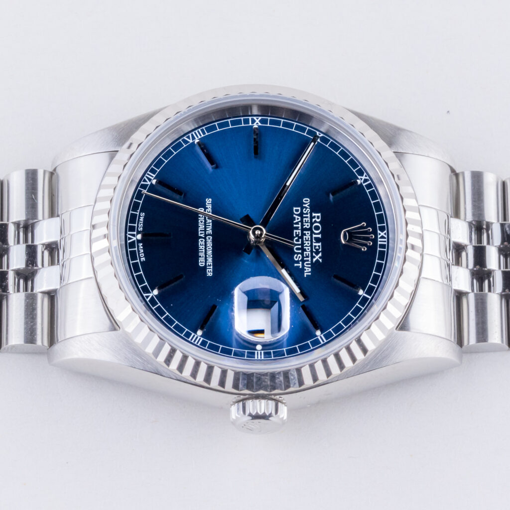 Rolex Oyster Perpetual Datejust Blue 16234 1999 (Full Set) 12 rolex-datejust-16234-124