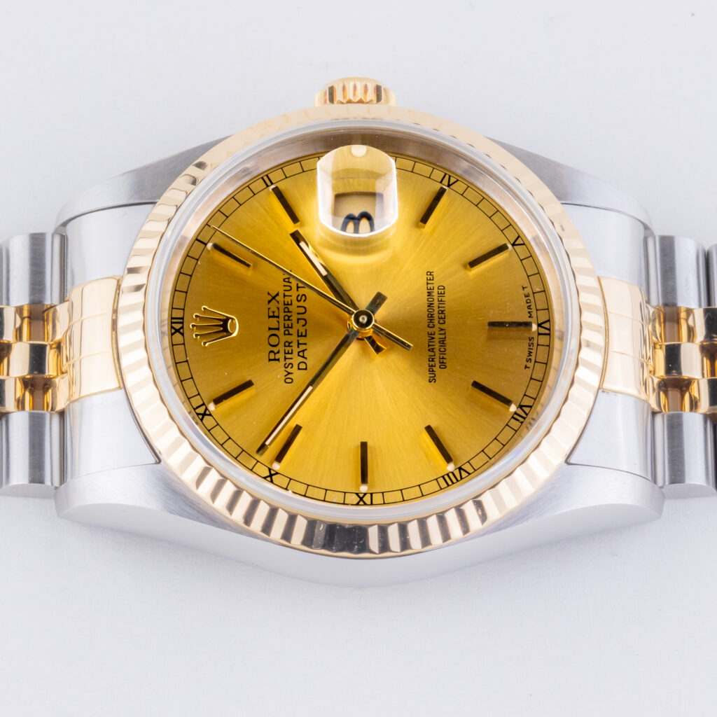 Rolex Oyster Perpetual Datejust Champagne 16233 1995 (Vollständiger Satz) 12 rolex-datejust-16233-136