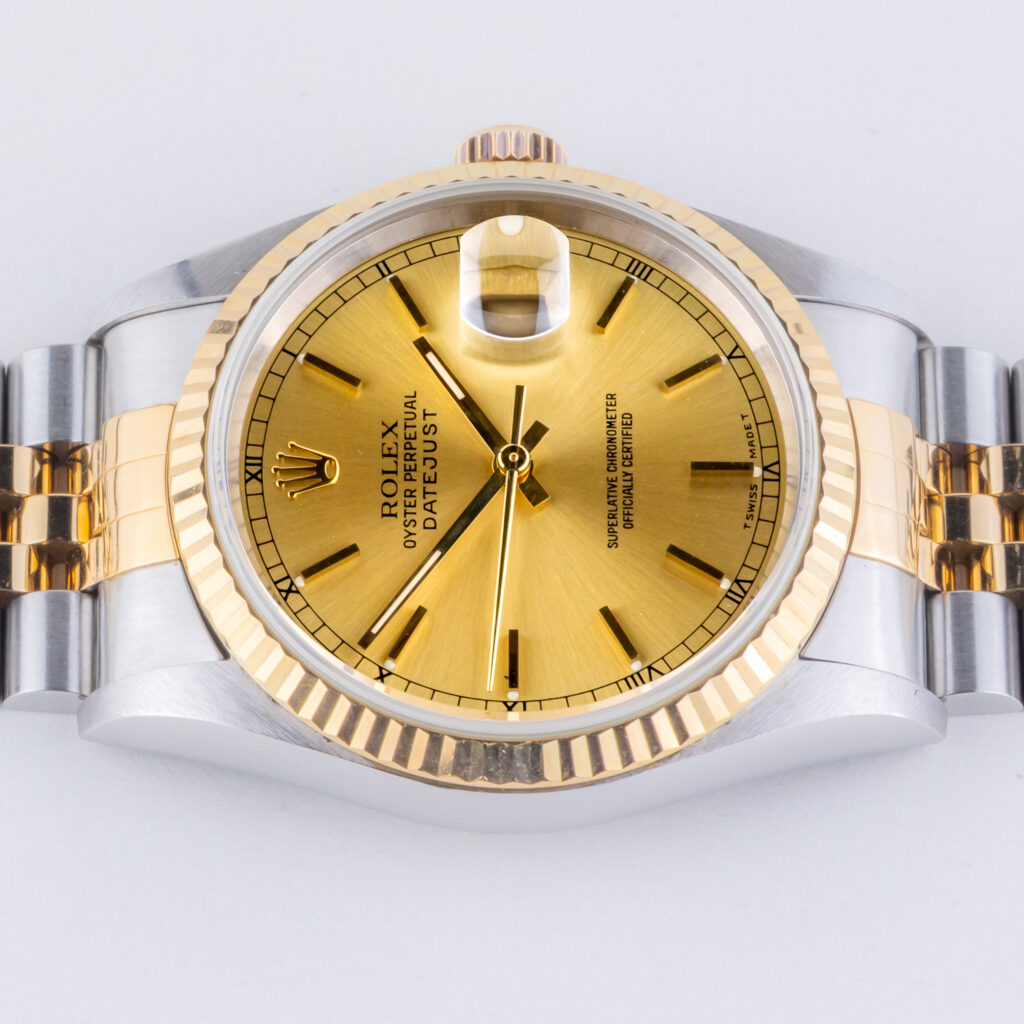 Rolex Oyster Perpetual Datejust Champagne 16233 1997 (Full Set) 12 rolex-datejust-16233-142