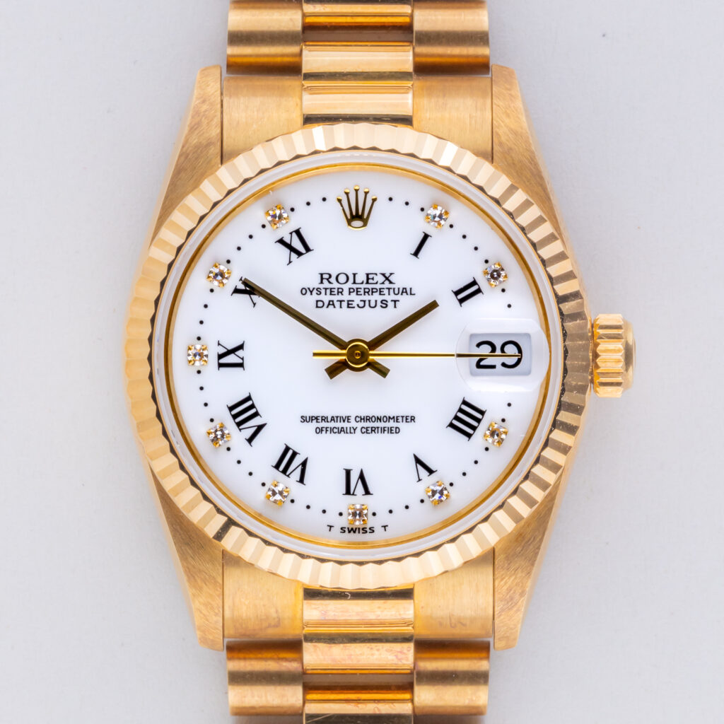 Rolex Lady-Datejust White 68278 1995 Unpolished (Full Set) 10 Rolex Lady-Datejust 68278 Diamond