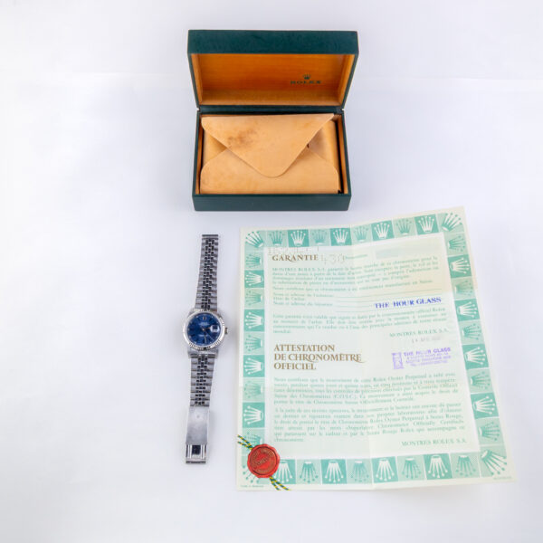 Rolex Oyster Perpetual Datejust Blue 16234 1990 (Full Set) - Image 8