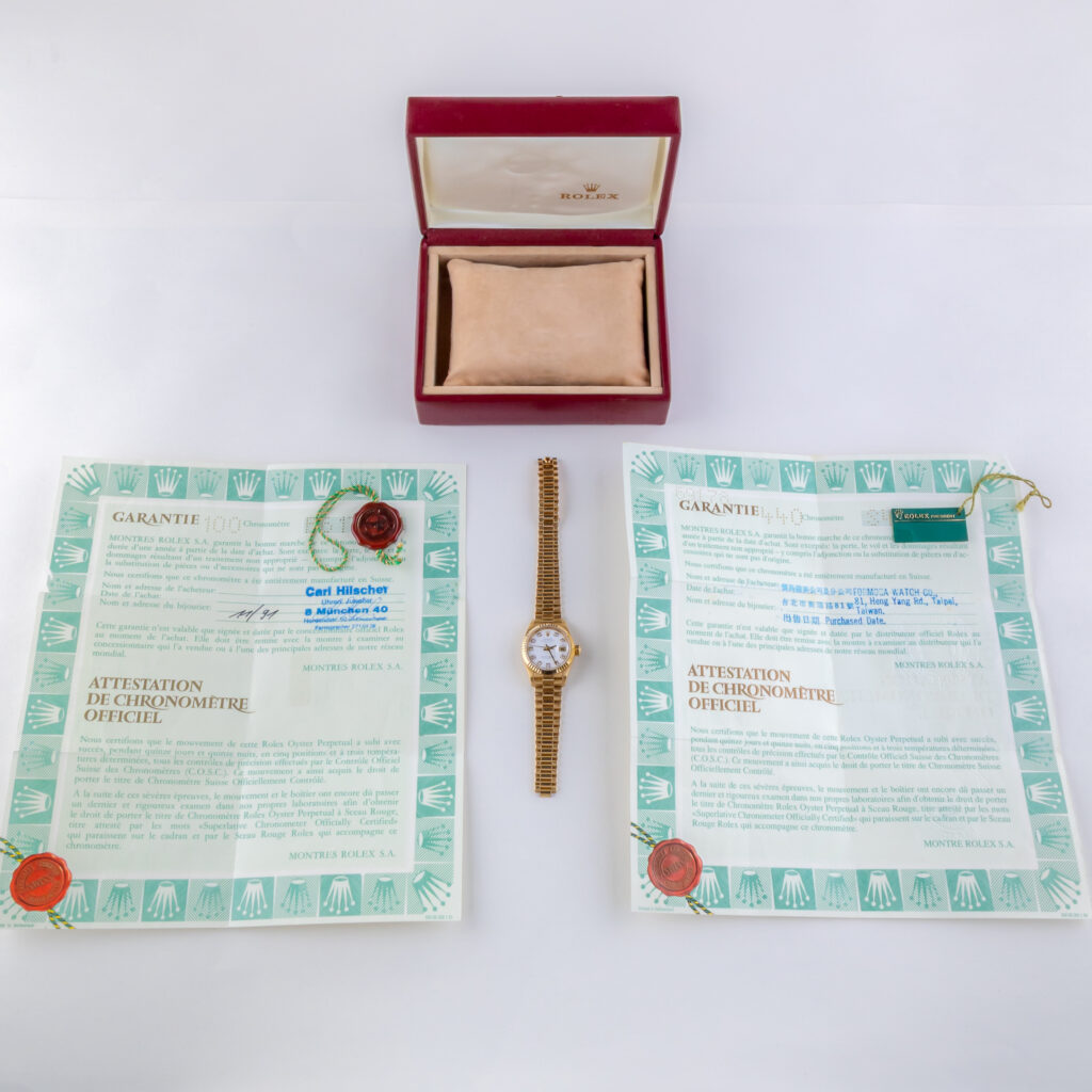 Rolex Lady-Datejust White Diamond 69178 1993 (Full Set) 15 rolex-lady-datejust-69178-39