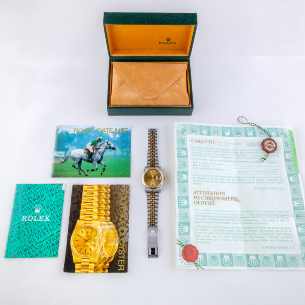 Rolex Oyster Perpetual Datejust Champagne 16233 1991 (Full Set) - Image 8