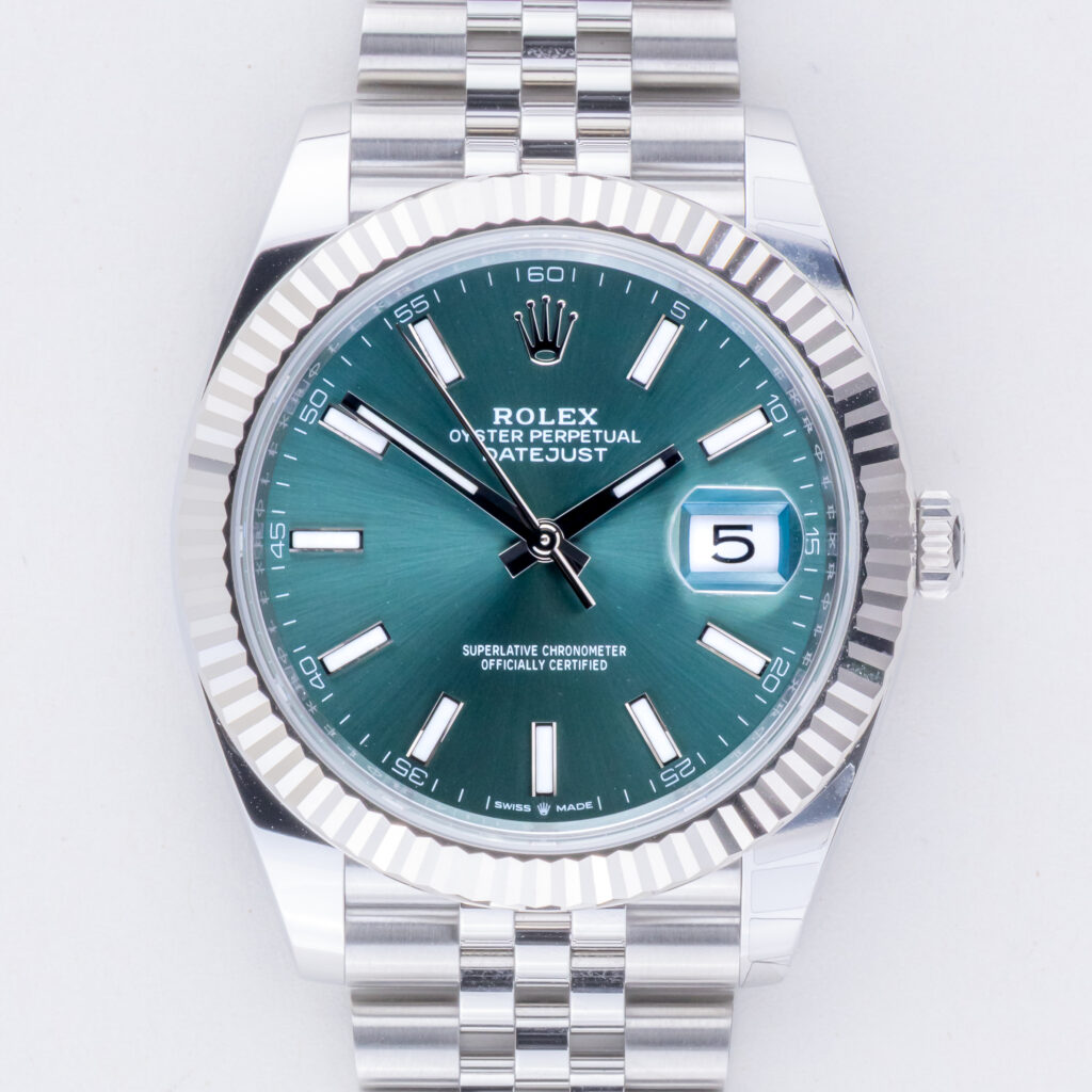 NEW Rolex Datejust 41 Mint Green 126334 2025 (Full Set/Stickers) 10 rolex-datejust-126334-59