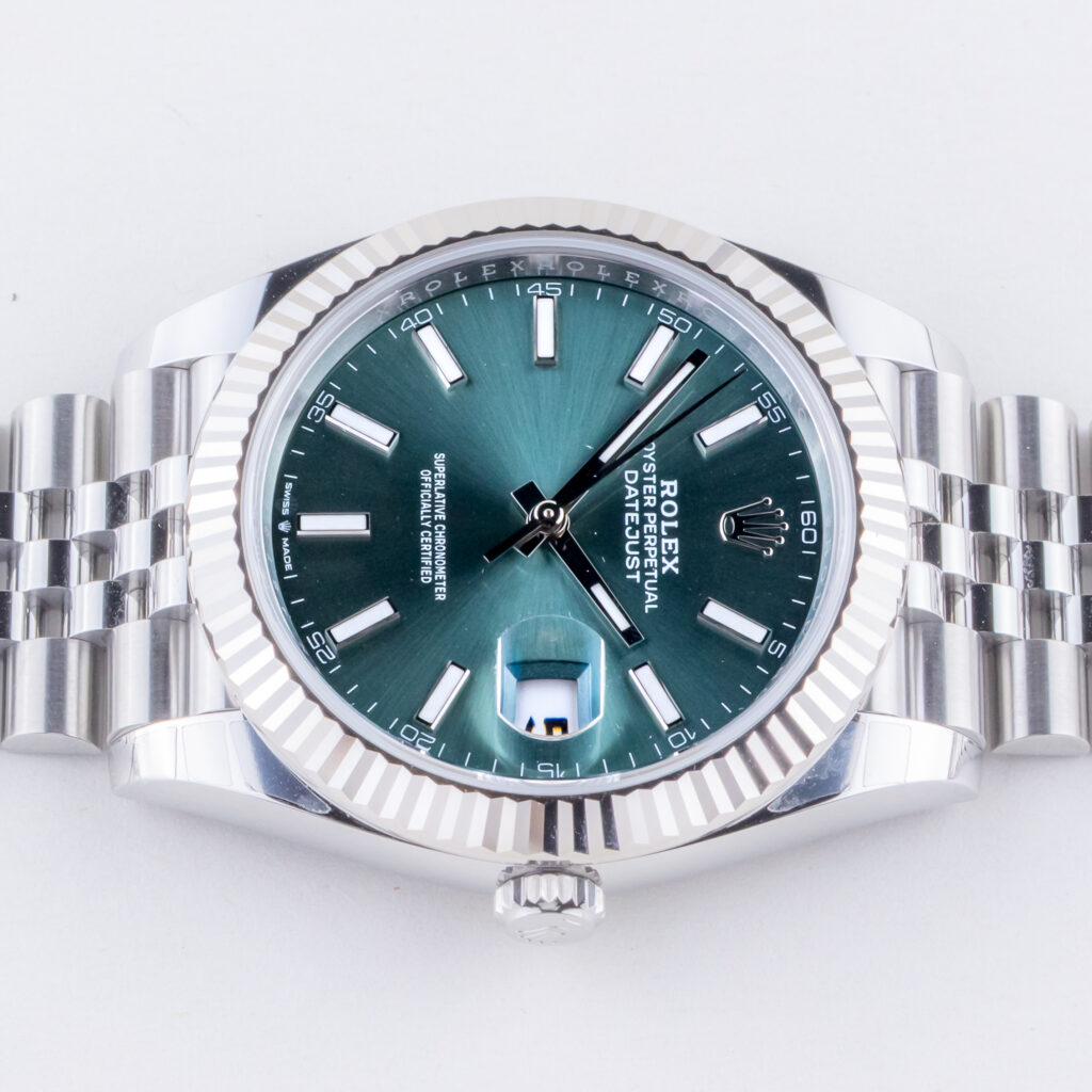 NEW Rolex Datejust 41 Mint Green 126334 2025 (Full Set/Stickers) 13 rolex-datejust-126334-59