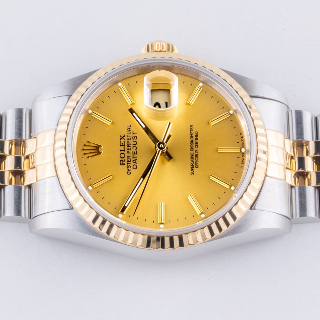 Rolex Oyster Perpetual Datejust Champagne 16233 1993 (Full Set) 12 rolex-datejust-16233-143