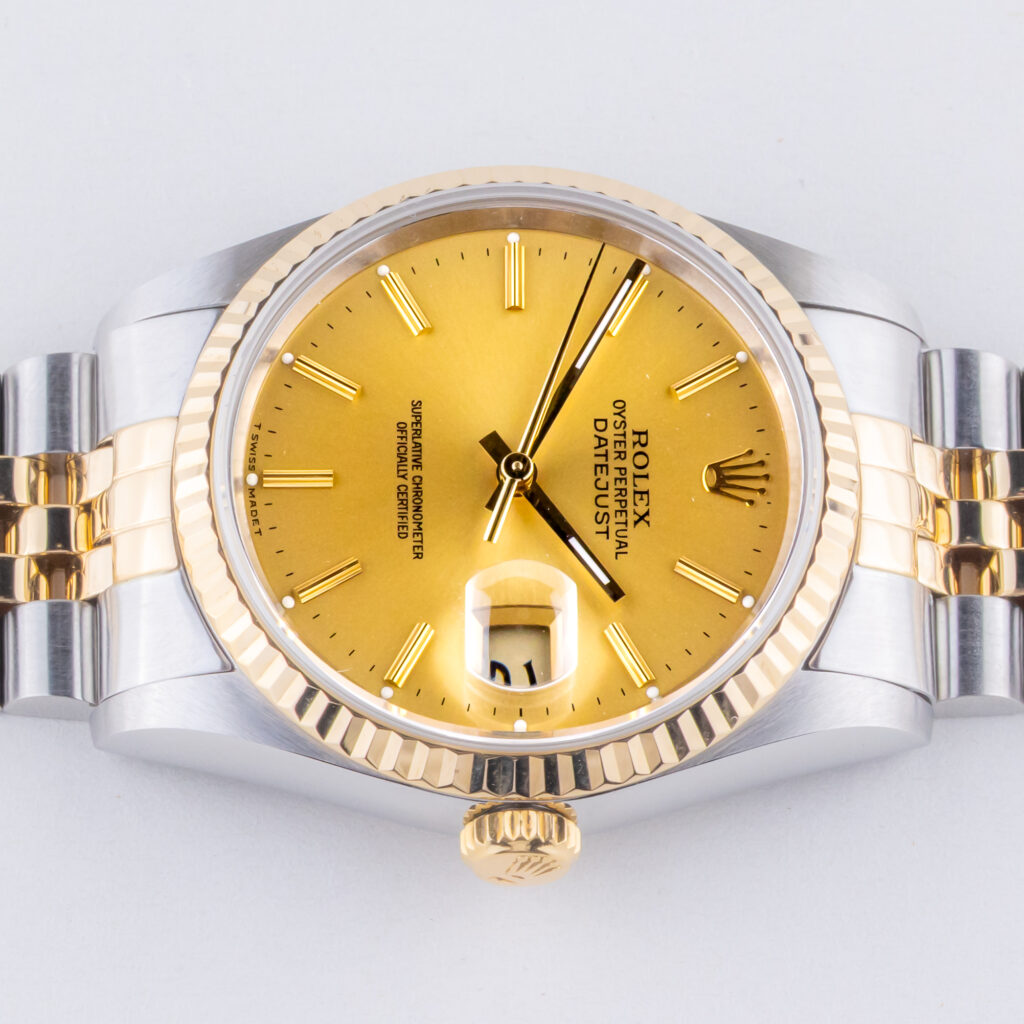 Rolex Oyster Perpetual Datejust Champagne 16233 1993 (Full Set) 13 rolex-datejust-16233-143