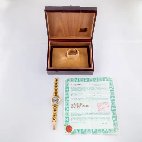 Rolex Day-Date Silver 18238 1988 (Full Set) - Image 8