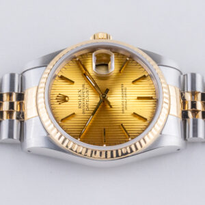 Rolex Oyster Perpetual Datejust Champagne Tapestry 16233 1991 (Vollständiger Satz) 12 rolex-datejust-16233-140