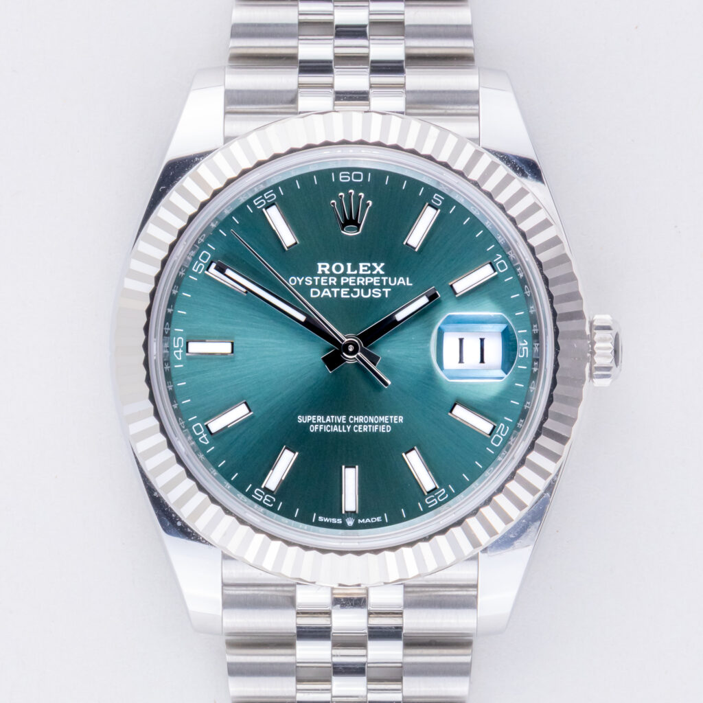 NEW Rolex Datejust 41 Mint Green 126334 2024 (Full Set) 10 rolex-datejust-126334-62