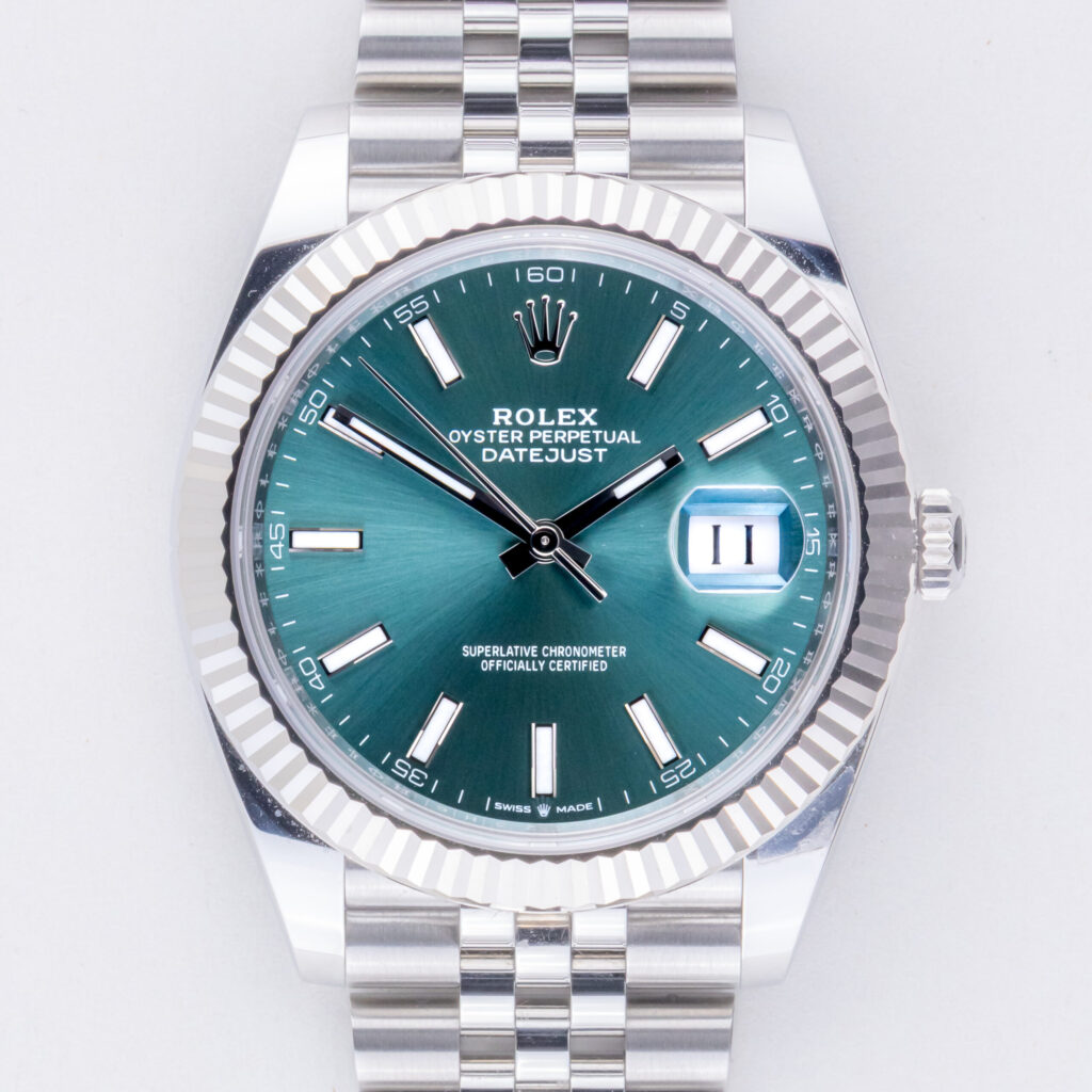 NEW Rolex Datejust 41 Mint Green 126334 2024 (Volledige Set) 10 rolex-datejust-126334-62
