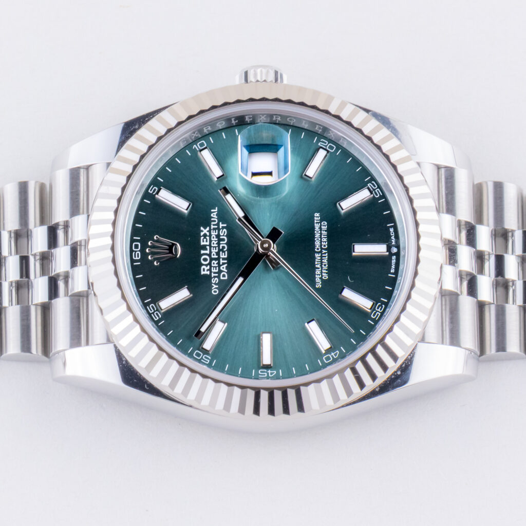 NEW Rolex Datejust 41 Mint Green 126334 2024 (Full Set) 13 rolex-datejust-126334-62