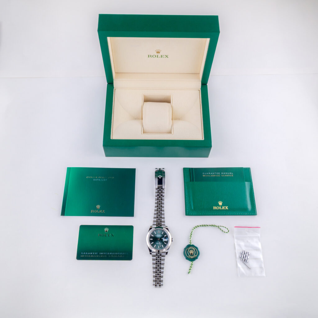 NEW Rolex Datejust 41 Mint Green 126334 2024 (Full Set) 15 rolex-datejust-126334-62