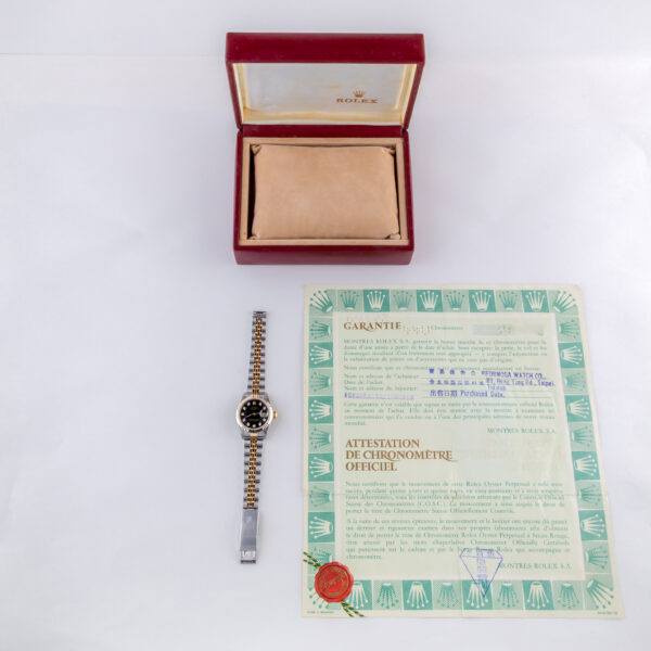 Rolex Lady-Datejust Black Diamond 69173 1989 (Full Set) - Image 8