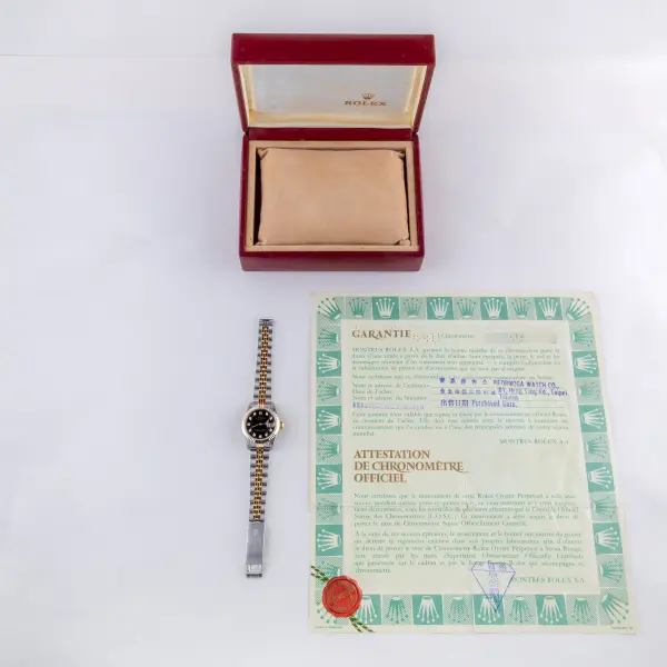 Rolex Lady-Datejust Black Diamond 69173 1989 (Full Set) - Image 8