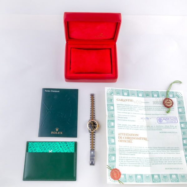 Rolex Lady-Datejust Black Diamond 69173 1991 (Full Set) - Image 8
