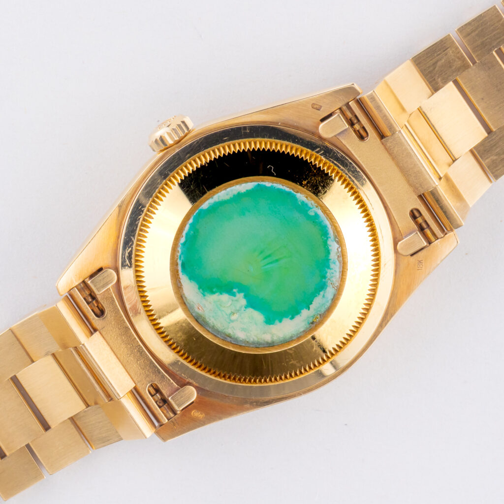 Rolex Day-Date Champagne Shantung 18238 1991 10 2E0B7583 1CG 3M Langedyk Vintage Watches